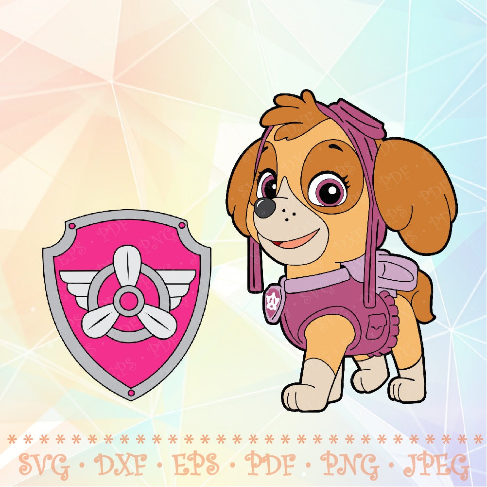 free 1st birthday paw patrol skye svg pattern free 1st birthday paw patrol skye svg pattern
