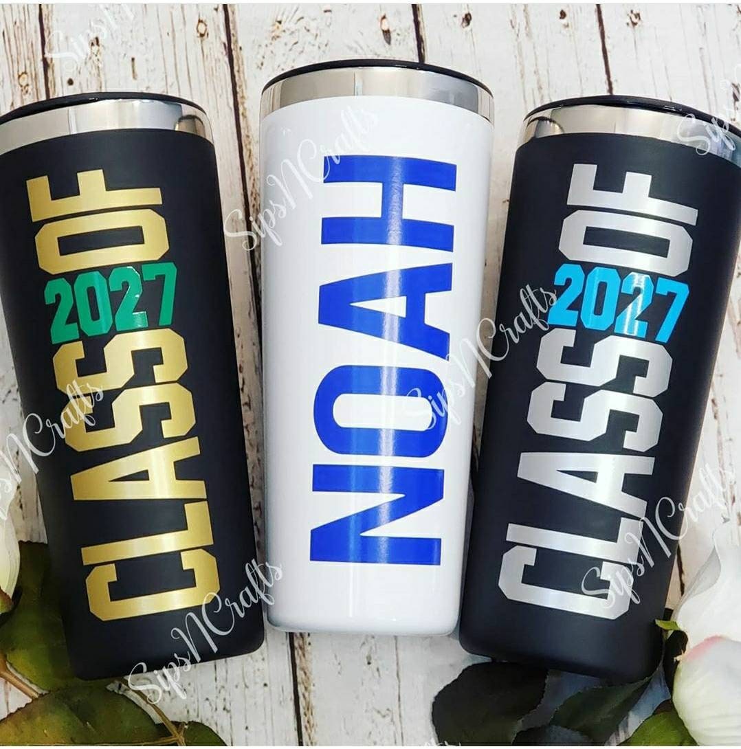 Personalized Student Tumbler Class of 2021 2022 2023 2024 Etsy