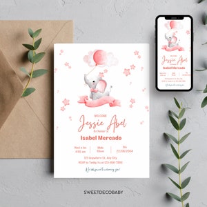 Tarjetas Personalizables Descargables para Baby Shower | Imprimibles
