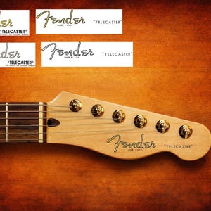 Fender Telecaster ステッカーエレキギター Fender telecaster decal - Etsy 日本