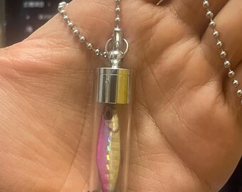Fisherman Lure Necklace • Useable Fishing Lure Pendant  • Gift for Angler Dad Boyfriend • Survival Gear Necklaces  實用路亞假餌項鏈
