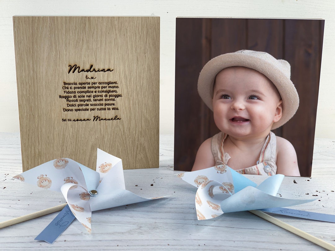 Bomboniera battesimo, padrino, madrina, regalo battesimo padrini