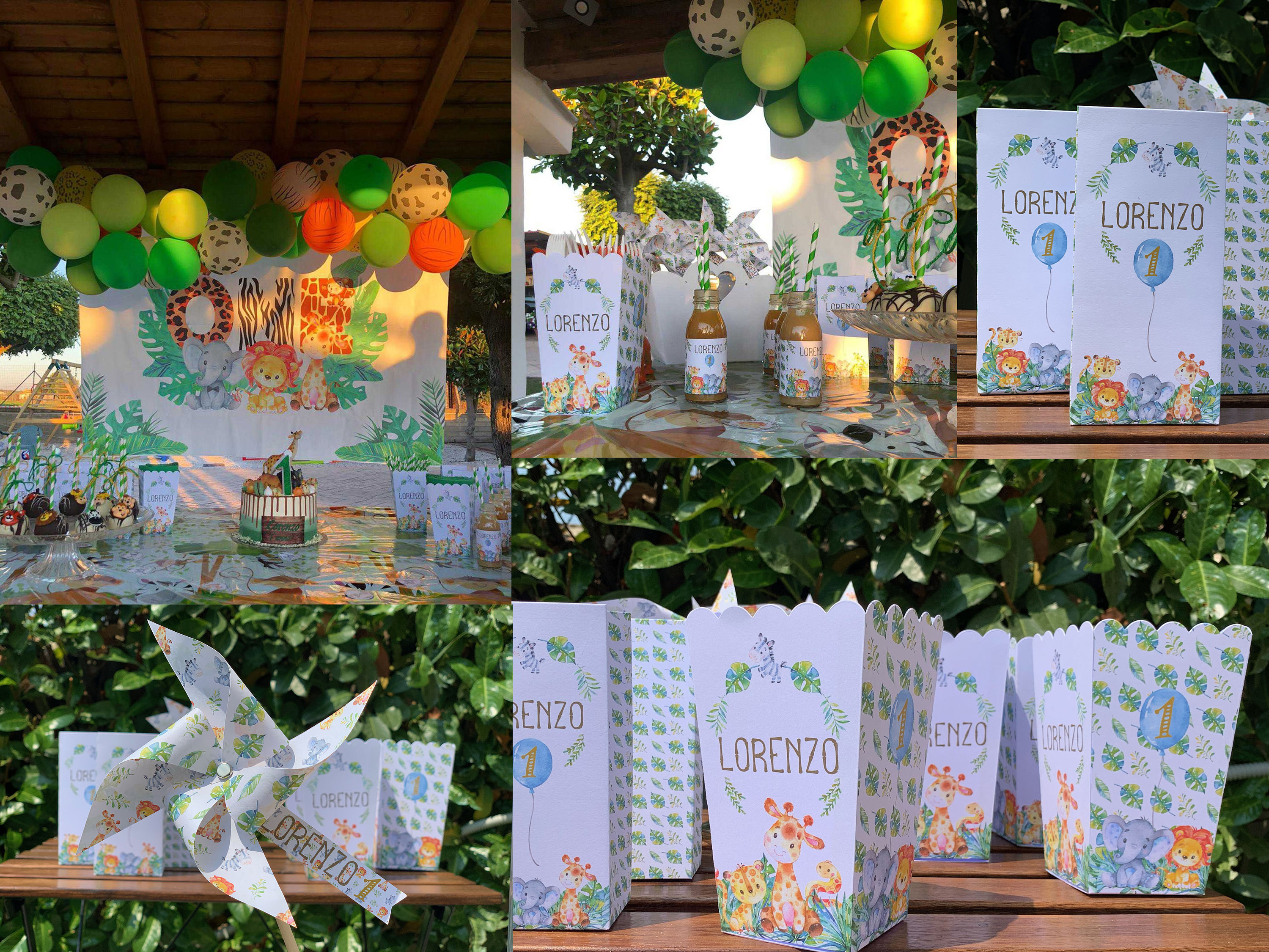 Party Kit compleanno bambino stampa fai da te festa di Compleanno  decorazioni allestimenti addobbi per compleanno bambini -  Italia