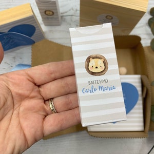 Scatoline nascita battesimo portaconfetti, scatoline con confetti segnaposto, scatoline in carta battesimo personalizzate