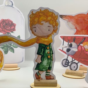 Sagome FRONTE RETRO, centrotavola con appoggio in legno
