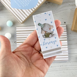 Scatoline nascita battesimo portaconfetti, scatoline segnaposto, scatoline in carta battesimo personalizzate