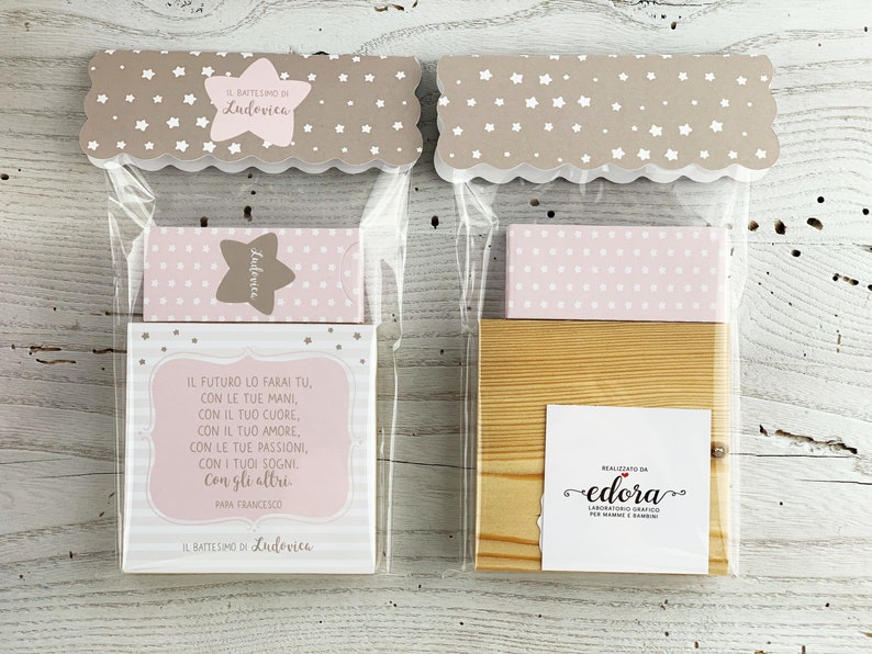 Bomboniere battesimo quadretti in legno da 9x9cm - Etsy Italia