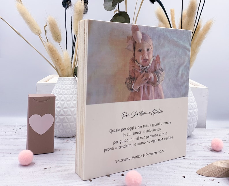 Lettera Al Padrino Di Battesimo Bomboniera battesimo per padrino madrina regalo battesimo - Etsy Italia