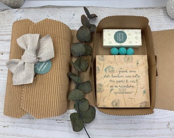 Bomboniere battesimo bambino con frase del piccolo principe. Quadretti in legno artigianali.