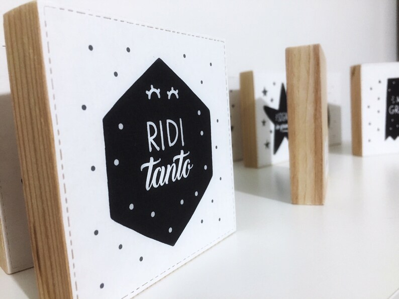 scatolina confetti tag adesivo battesimo porta confetti Bomboniere battesimo quadretti in legno con frasi personalizzate