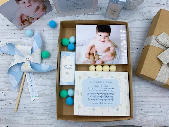 Bomboniere Battesimo per MADRINA PADRINO Quadretti in Legno - Etsy