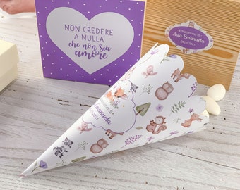 Coni per confettata battesimo comunione personalizzati