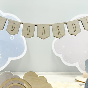 Cake topper personalizzati, topper torta, cake topper battesimo, cake topper comunione, cake topper di legno immagine 2