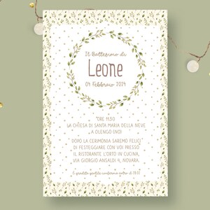 Invito digitale battesimo X DOWNLOAD LEGGI INFO