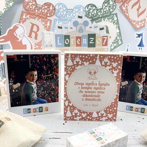 Bomboniere compleanno a tema disneyland paris con foto e frase ricordo