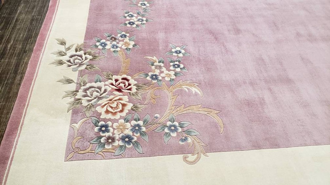 Chinese Art Deco Peking Rug 120 Line Wool Hand Knotted Excellent ...