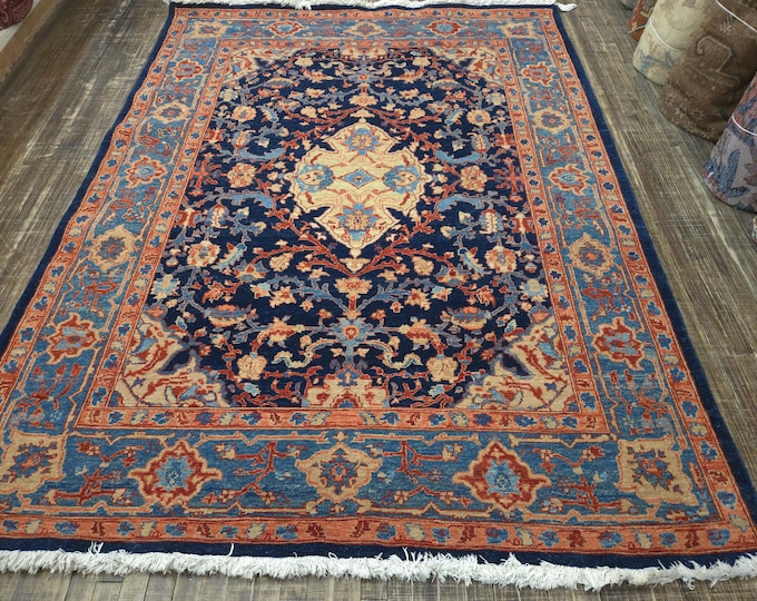 Authentic woven legend rug Turkish Azeri rug oushak rug Natural dyes rug Mahal rug
