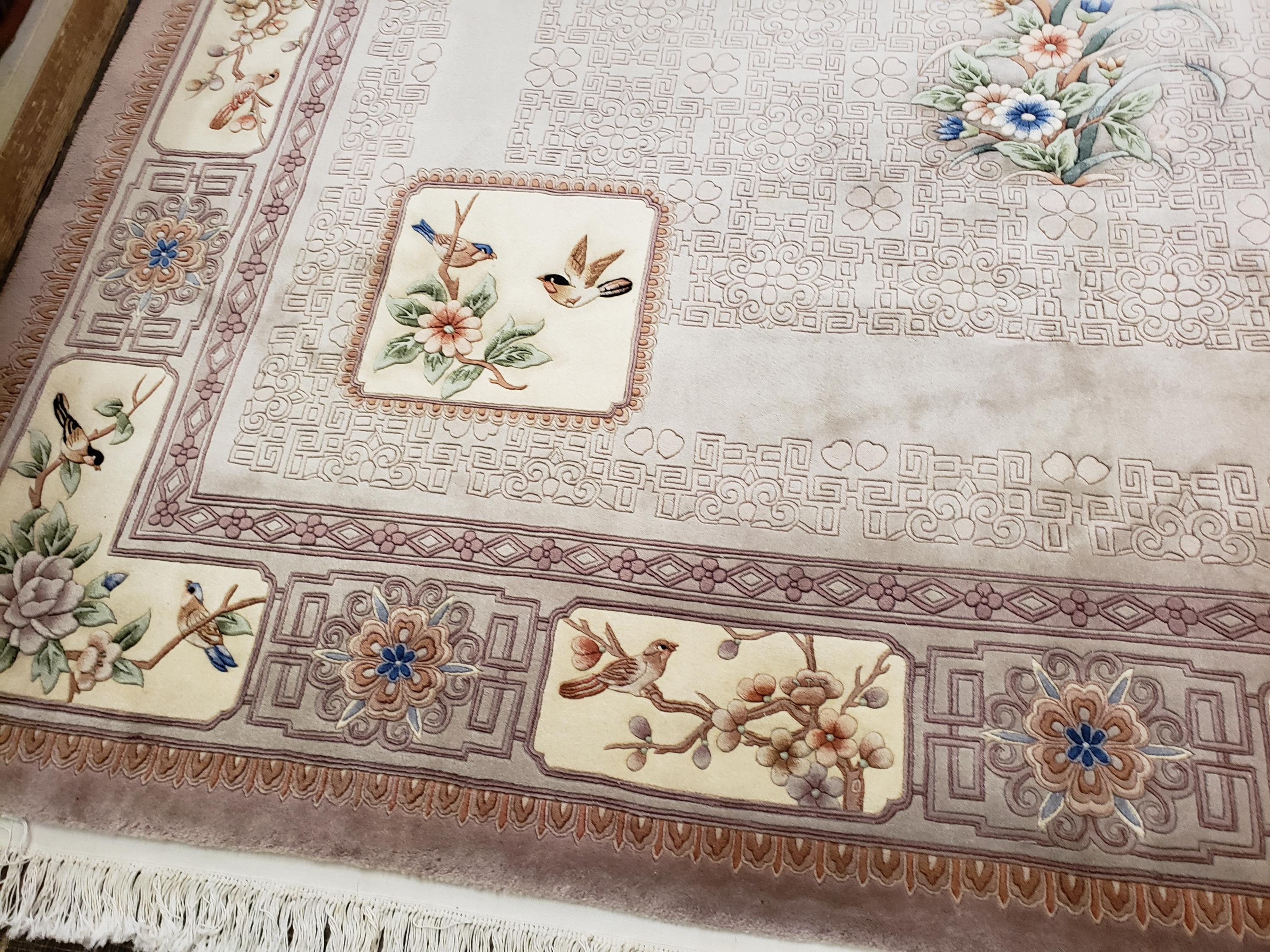 Chinese Art Deco Peking Rug 120 Line Wool Hand Knotted Rug Aubusson ...