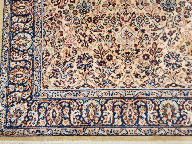 Karastan Rug Machine Made Wool Rug Vintage Karastan Carpet Size 4'6