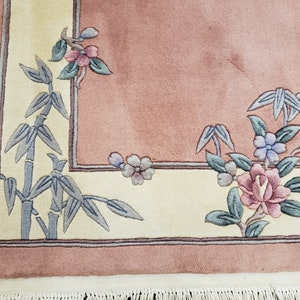 Art Deco Peking Rug, Hand-knotted Wool (4'x6') - Etsy