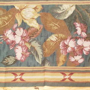 Aubusson rugs  french Aubusson flat wove rug Savanery rug Flemish carpet wool Aubusson rug European rugs,Needlepoint gold Aubusson 4&#39;×6&#39;