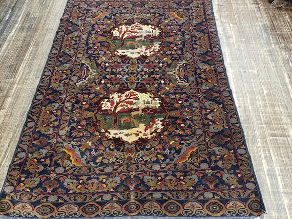 Afgan Turkmen basher red geometric tribal