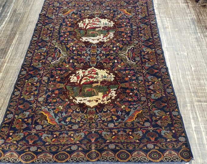 Afgan Turkmen basher red geometric tribal