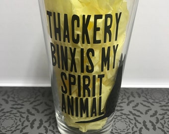 Thackery Binx Is My Spirit Animal pint glass