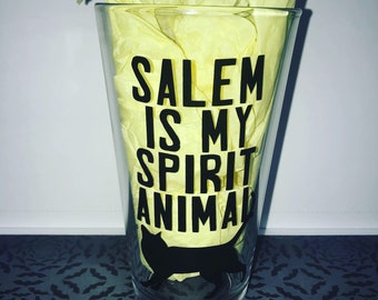 Salem Is My Spirit Animal pint glass