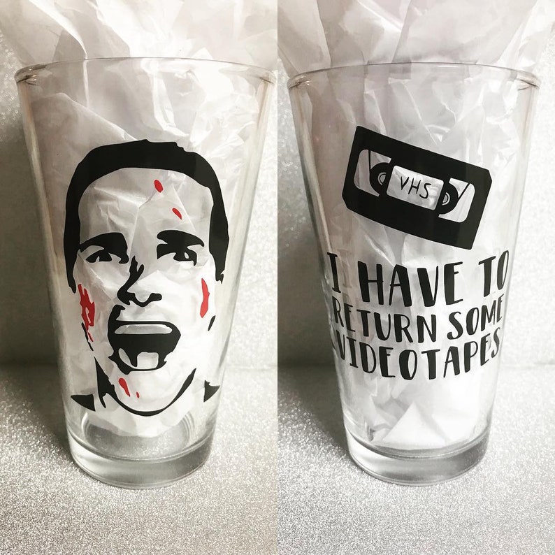 American Psycho 'i Have to Return Some Videotapes' // Etsy