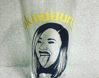Okuuuurt! Cardi pint glass