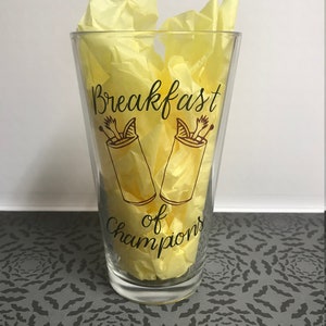 Café da manhã dos campeões Bloody Mary Pint Glass