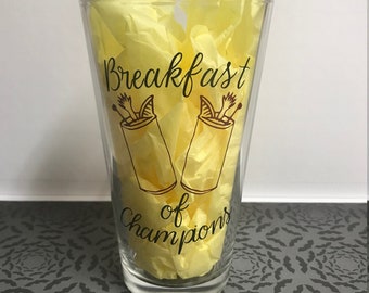 Breakfast of Champions Bloody Mary Pint Glass