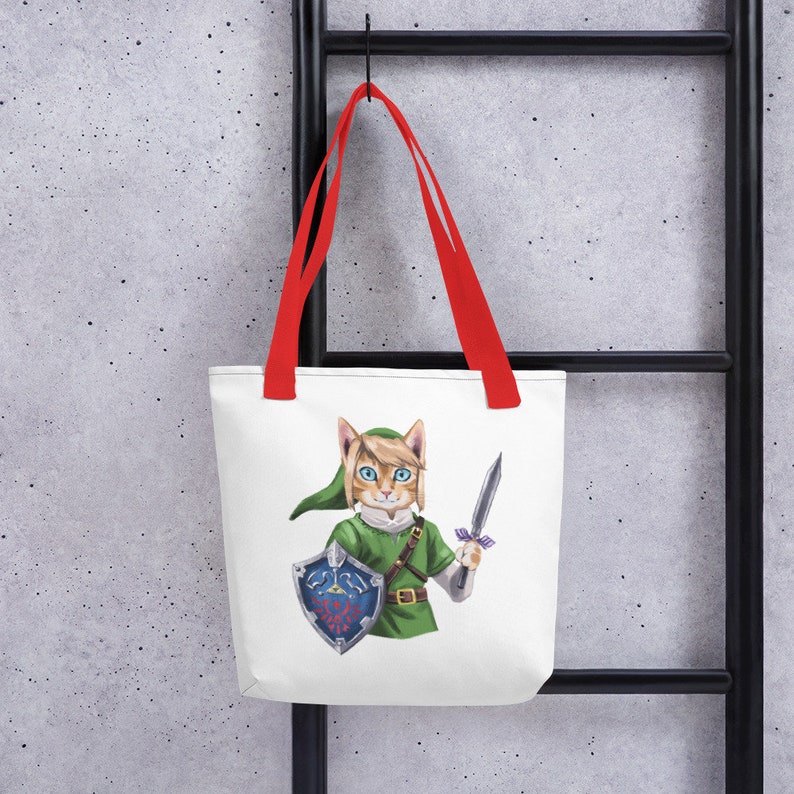 Colourful Unique Gift Lincat Tote bag Printed Bag