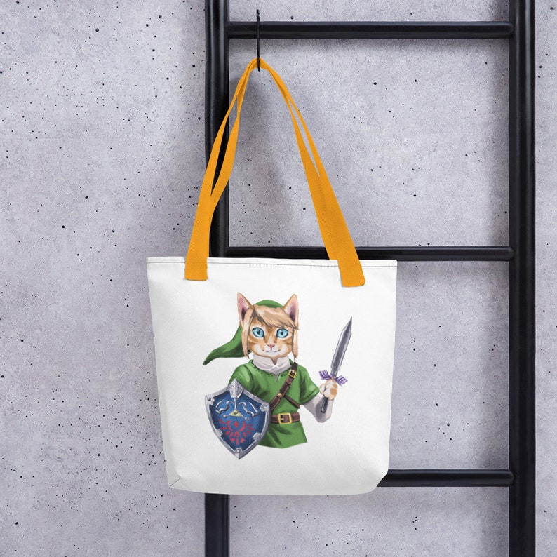 Colourful Unique Gift Lincat Tote bag Printed Bag