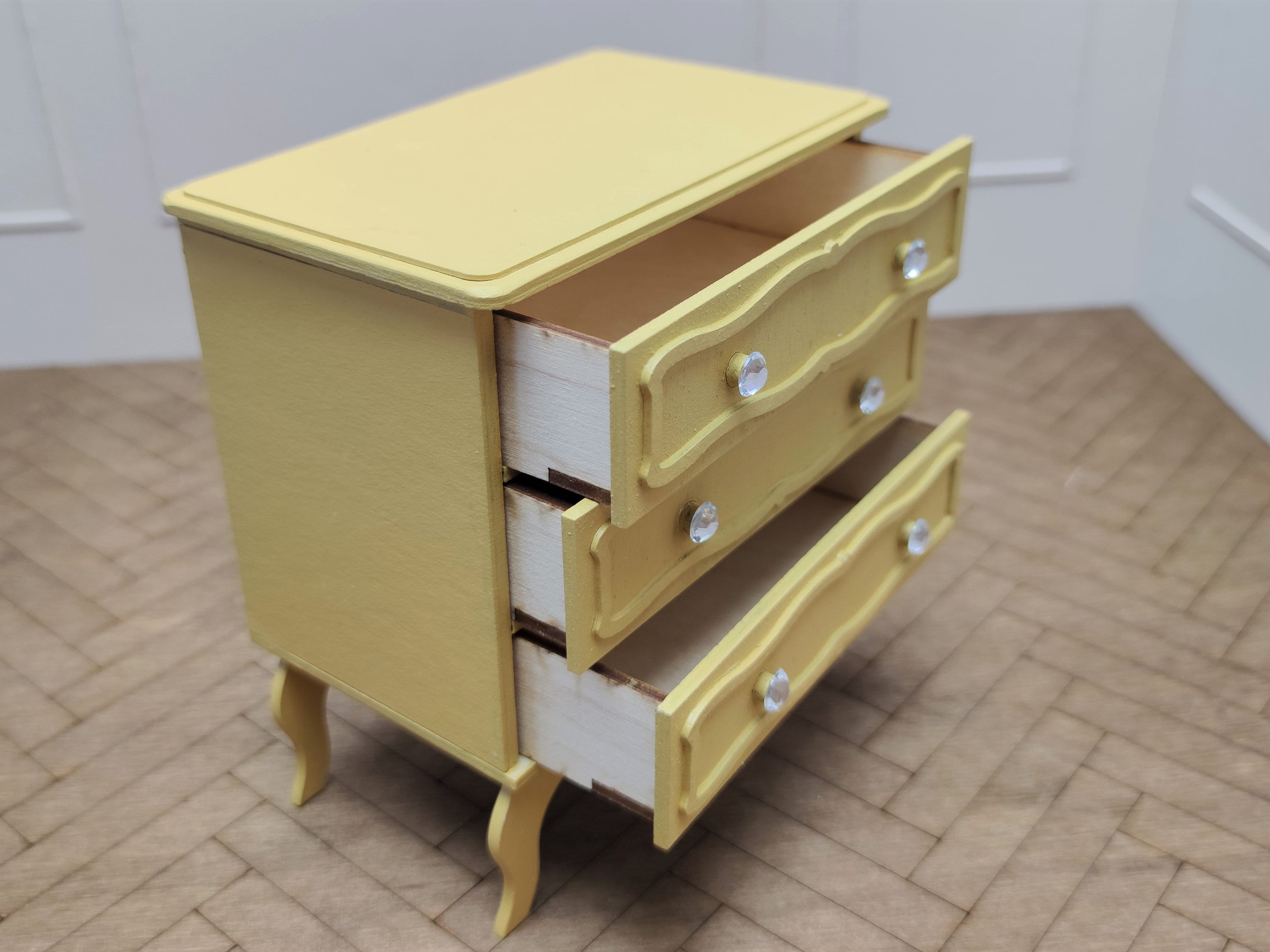 Doll chest of drawers 16 furniture for Barbie Blythe FR Etsy