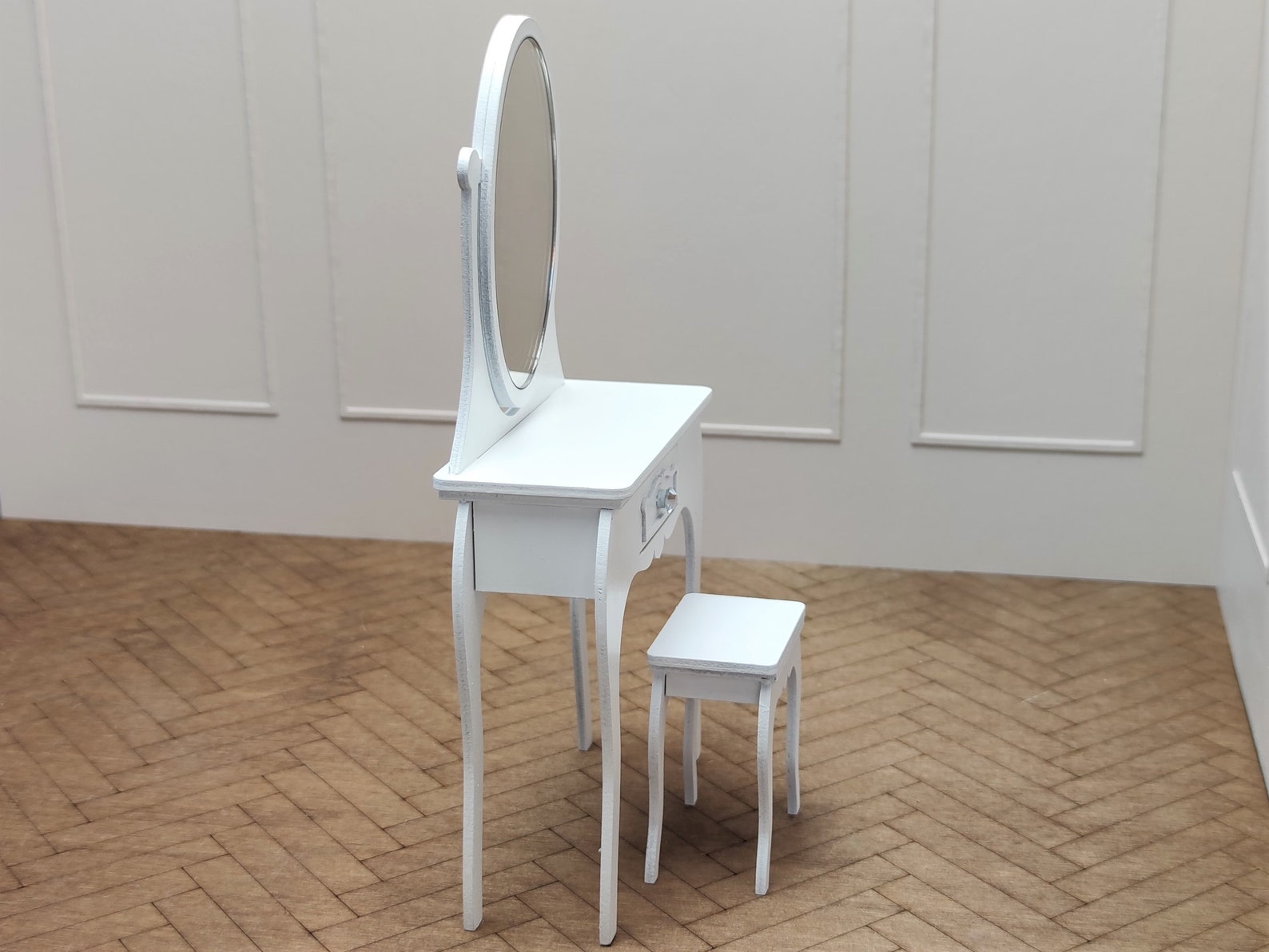 Doll dressing table & stool 16 furniture for Barbie Blythe Etsy