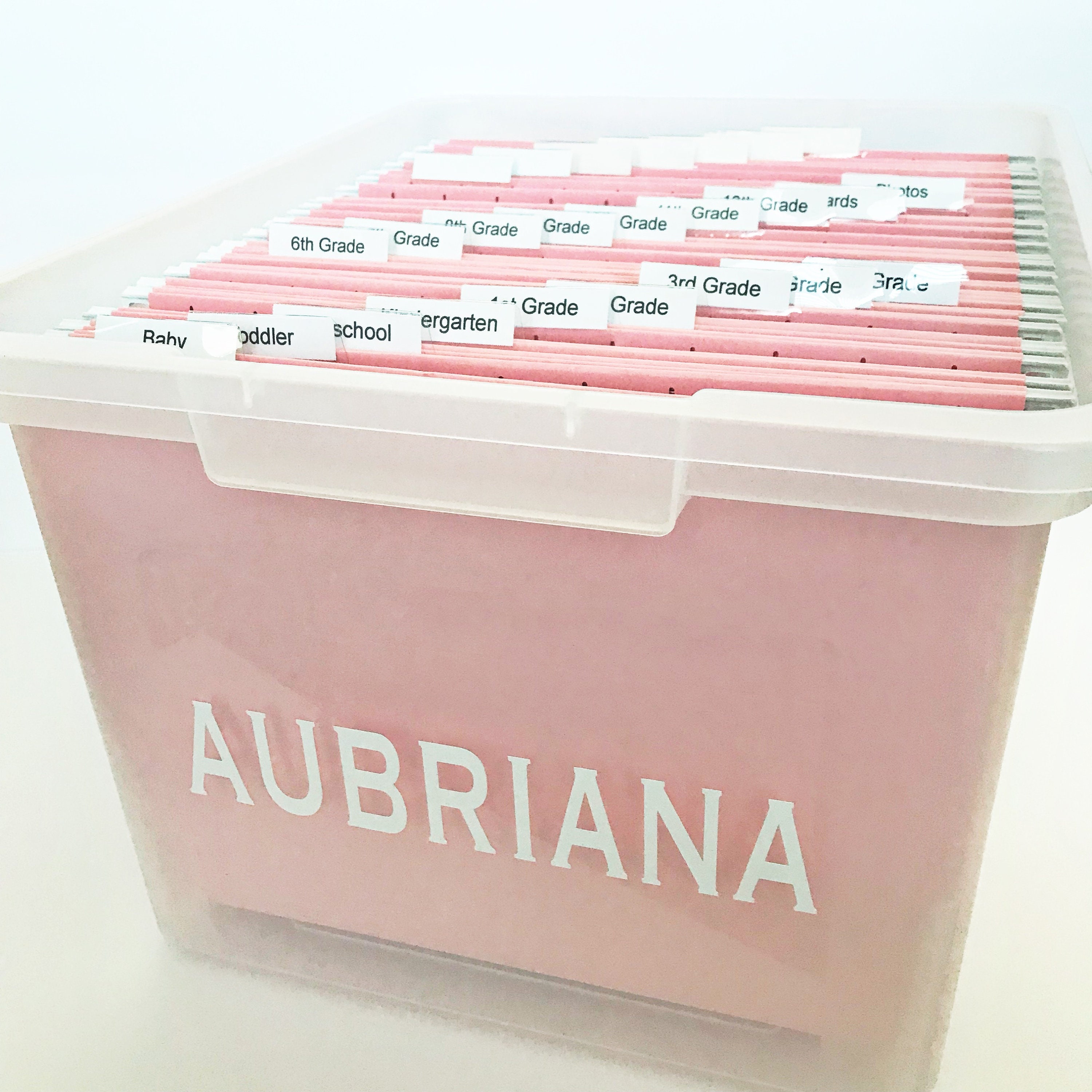 DIY Kids School Keepsake Box Kit : Memory Box, Artwork Organization, …