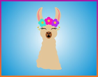 Download Llama svg | Etsy