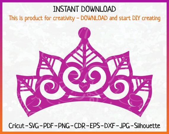 Download Princess Crown SVG Queen Crown Cricut Princess Tiara SVG ...