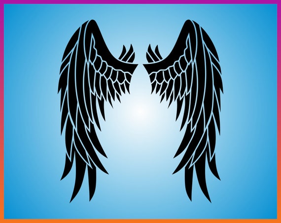 Download Angel Wing SVG File Wing SVG Angel Wing SVG Angels Wings | Etsy