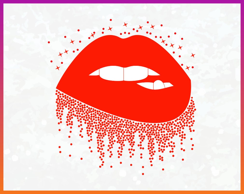 Free Free 197 Dripping Lips Free Biting Lip Svg SVG PNG EPS DXF File