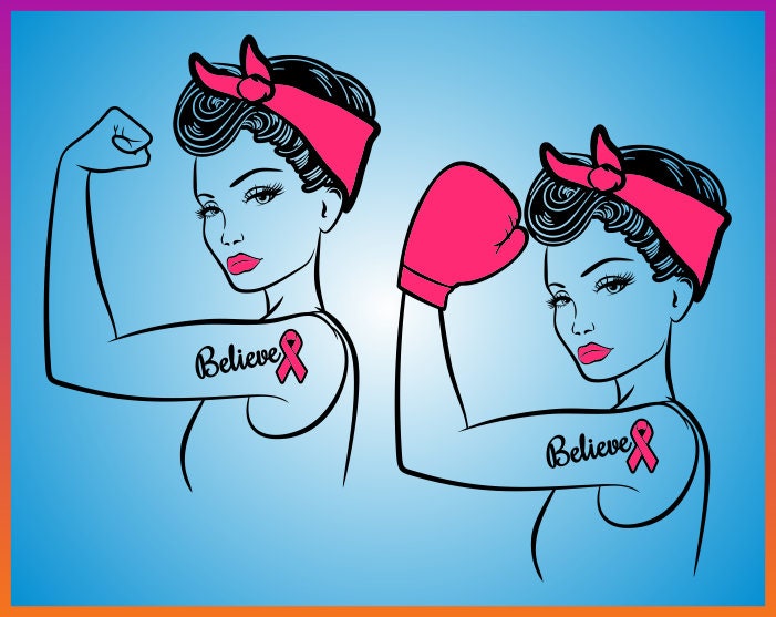 Download Girl Power Svg Strong Woman svg Rosie Boxing glove svg The ...