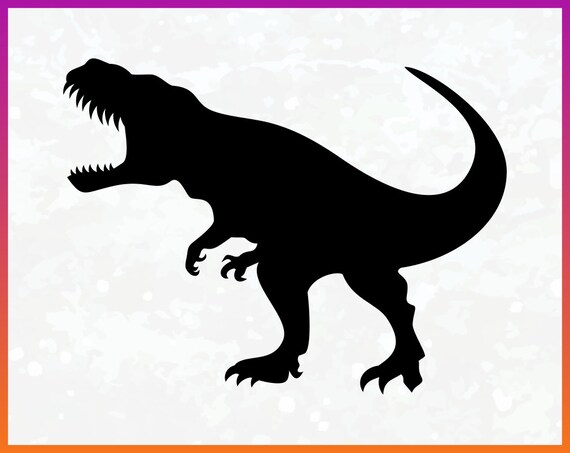 Download T-rex SVG Dinosaur svg T Rex Dinosaur Iron on transfer PNG DXF | Etsy