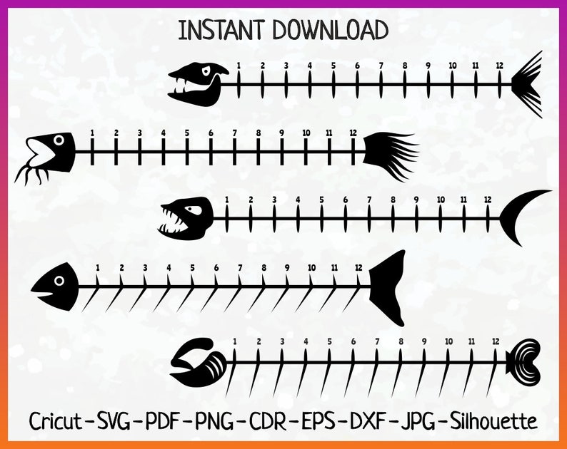 Download Fish Rulers svg Fishing svg Fishing Lure svg Transfer Noun png | Etsy