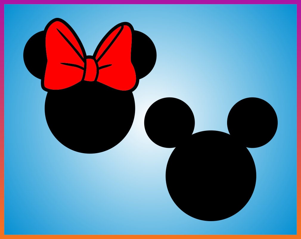 Download Minnie Mouse Head SVG Mickey Mouse Head SVG Vector Clipart ...