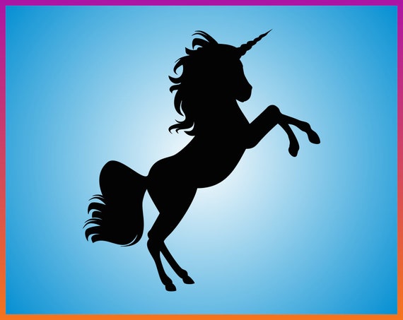 Download Unicorn SVG Unicorn Silhouette Cricut Golden Unicorn Decal ...