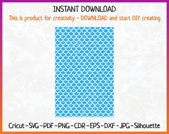Mermaid SVG Mermaid Scales SVG file for Cricut Mermaid Seamless Scale Pattern Svg file for Silhouette Vector cut file Fish Scale Pattern Cut