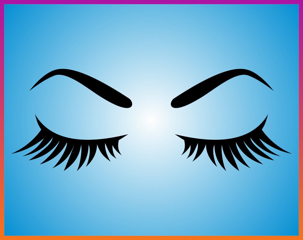 Download Makeup svg Eyelashes SVG Eyes SVG Eyebrows Lash SVG Brow | Etsy