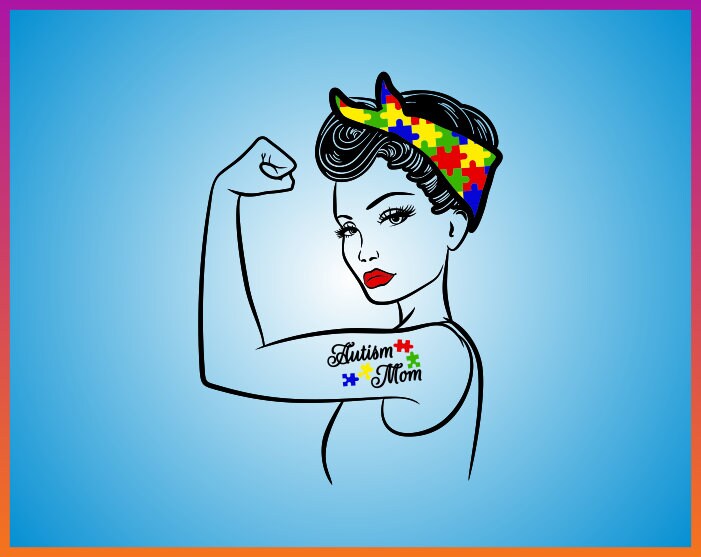 Download Autism Mom SVG Autism Rosie SVG Autism SVG Rosie the ...